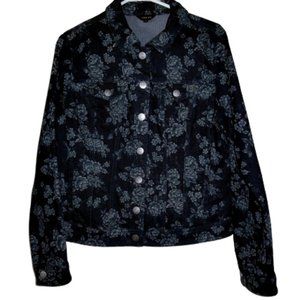 Floral Denim Jacket
